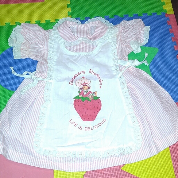 strawberry shortcake baby dress